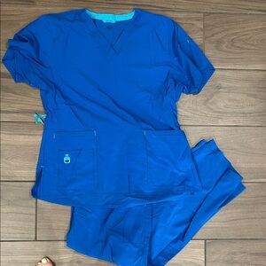 Carhart Blue Scrub Set